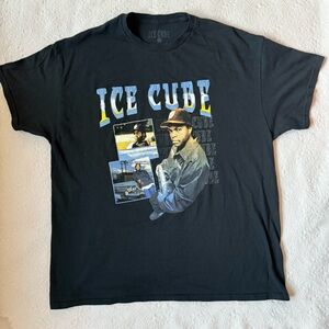 Ice Cube Graphic Tee Size XL Black Rap Hip Hop T-Shirt